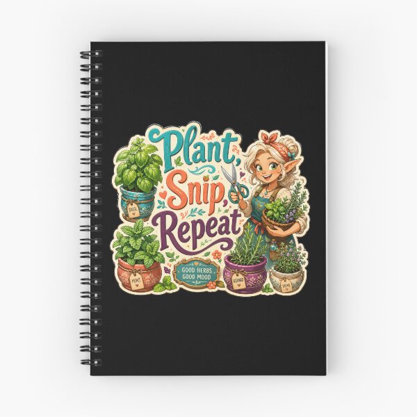 Item preview, Plant Snip Repeat Herb Garden Elf Sticker  designed and sold by Sketchlegacy.