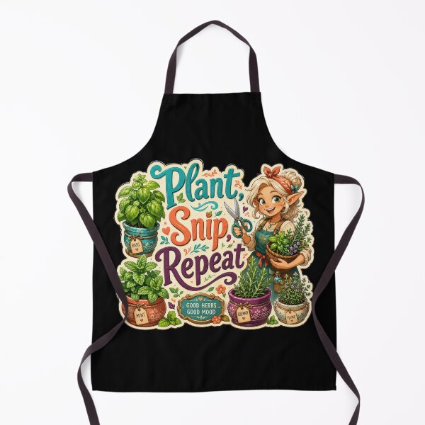 Item preview, Plant Snip Repeat Herb Garden Elf Sticker  designed and sold by Sketchlegacy.