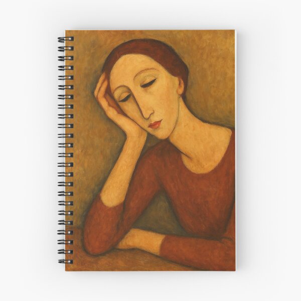 Item preview, Portrait of Woman at Table #4 designed and sold by DroneWorks Creative.
