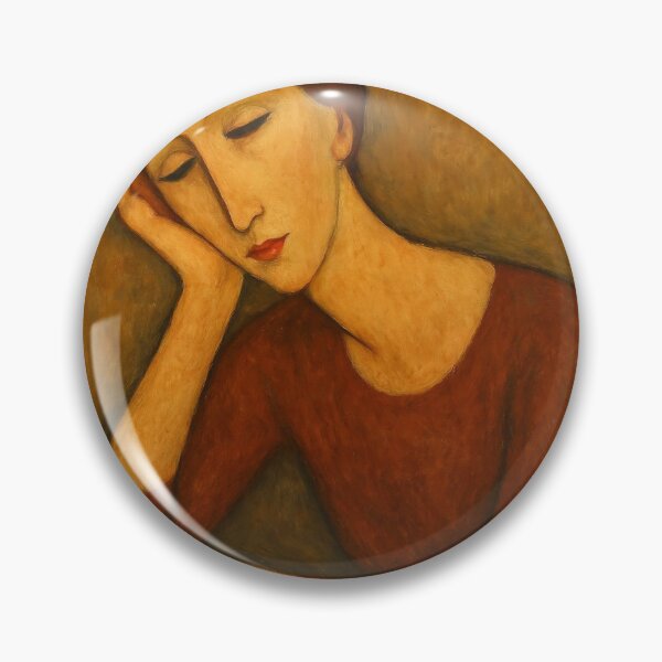 Item preview, Portrait of Woman at Table #4 designed and sold by DroneWorks Creative.