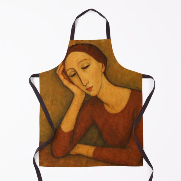 Item preview, Portrait of Woman at Table #4 designed and sold by DroneWorks Creative.