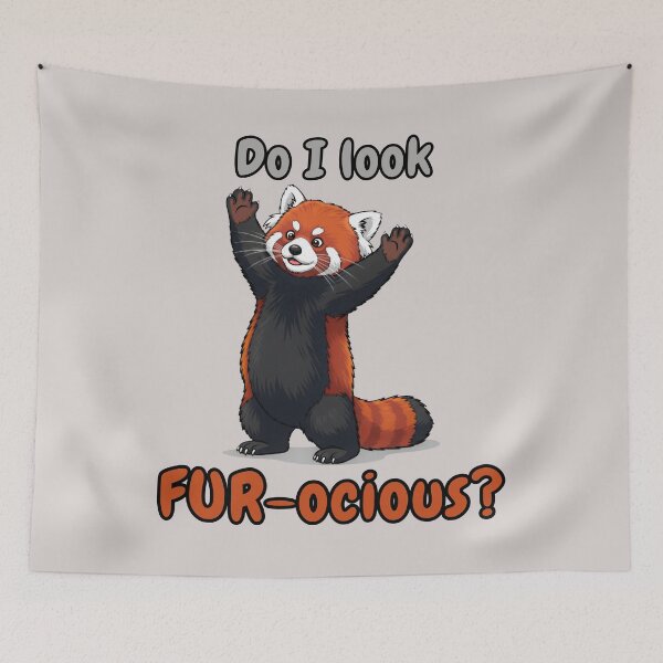 Item preview, Ferocious Red Panda - Do I Look FUR-ocious designed and sold by Marlette LLC.