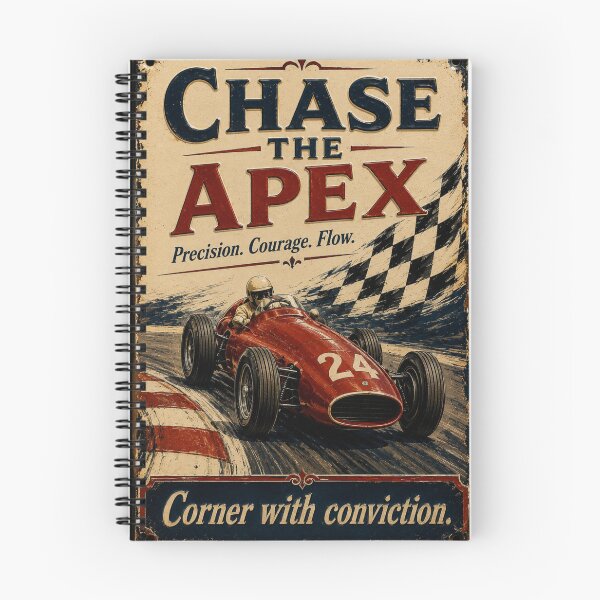 Item preview, Chase the Apex Vintage Racing Sign Art designed and sold by PlanetEye Designs.