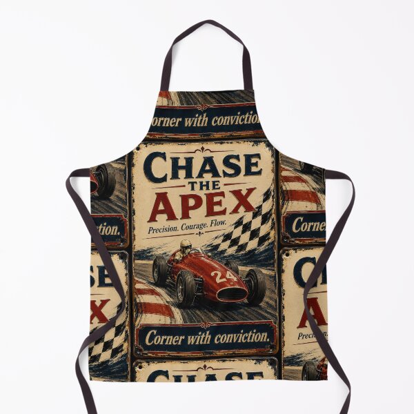 Item preview, Chase the Apex Vintage Racing Sign Art designed and sold by PlanetEye Designs.