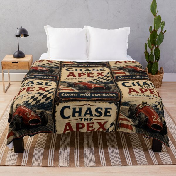 Item preview, Chase the Apex Vintage Racing Sign Art designed and sold by PlanetEye Designs.