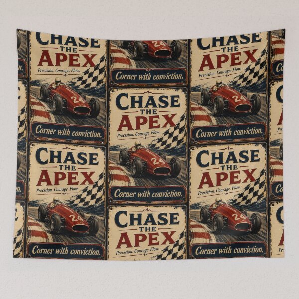 Item preview, Chase the Apex Vintage Racing Sign Art designed and sold by PlanetEye Designs.