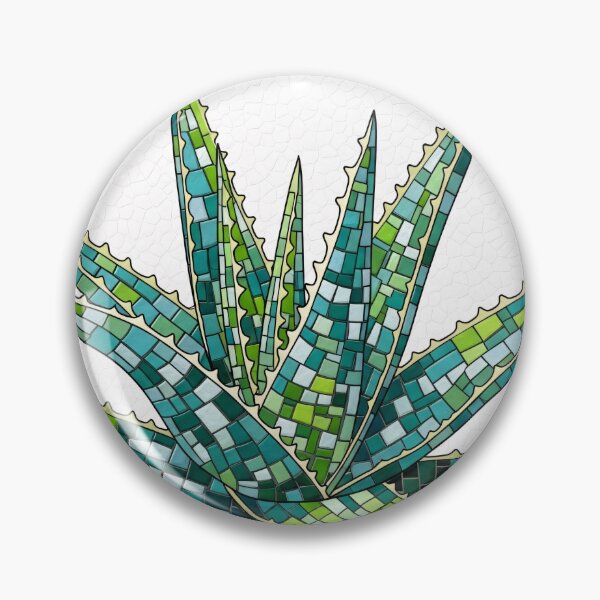 Item preview, Stained Glass Aloe Mosaic designed and sold by PixorStudio.