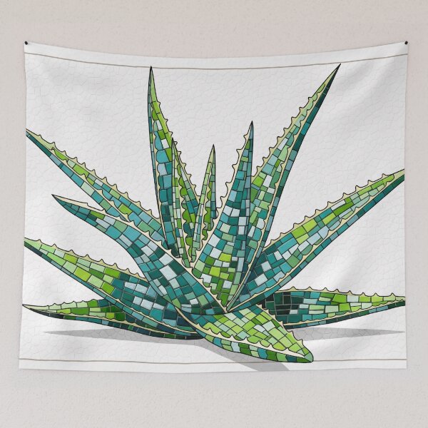 Item preview, Stained Glass Aloe Mosaic designed and sold by PixorStudio.