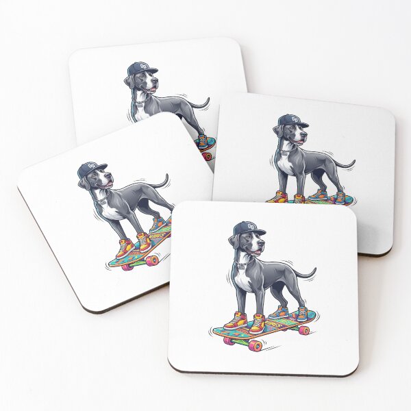 Item preview, Great Dane Skateboarding Club Funny Big Dog Streetwear Skater designed and sold by PictoVibe.