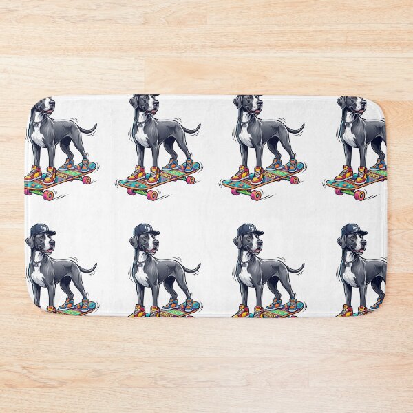 Item preview, Great Dane Skateboarding Club Funny Big Dog Streetwear Skater designed and sold by PictoVibe.