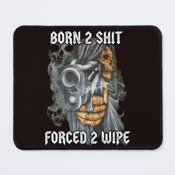 Item preview, Humor Skeleton Gun Wipe  designed and sold by Rechar404-Art.