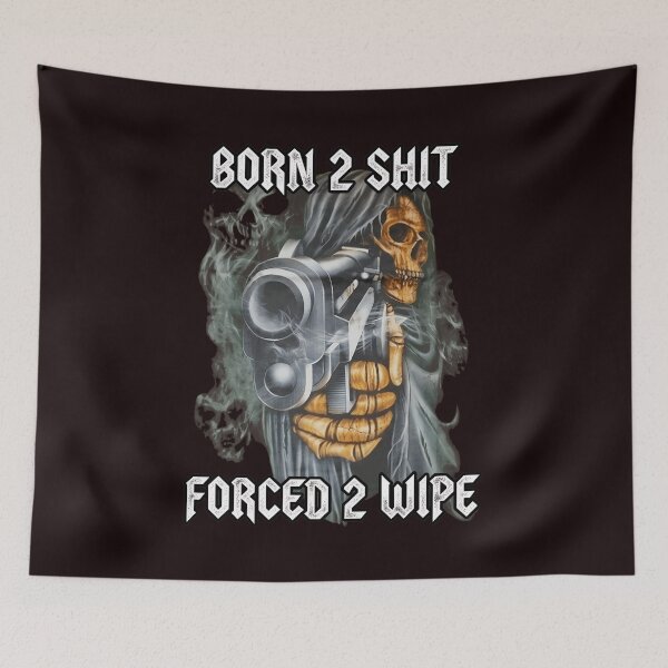 Item preview, Humor Skeleton Gun Wipe  designed and sold by Rechar404-Art.