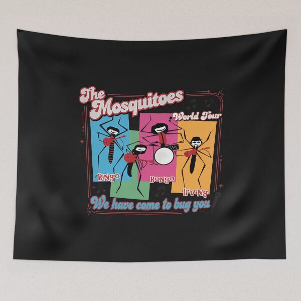 Item preview, Mosquito Band Tour Retro Graphic Design designed and sold by Bassot-Studio.