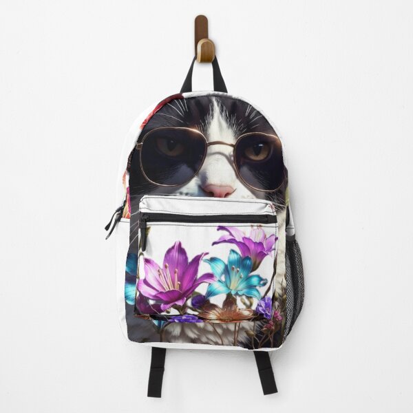 Item preview, Cool Cat with Flower Crown and Sunglasses designed and sold by PelushX.