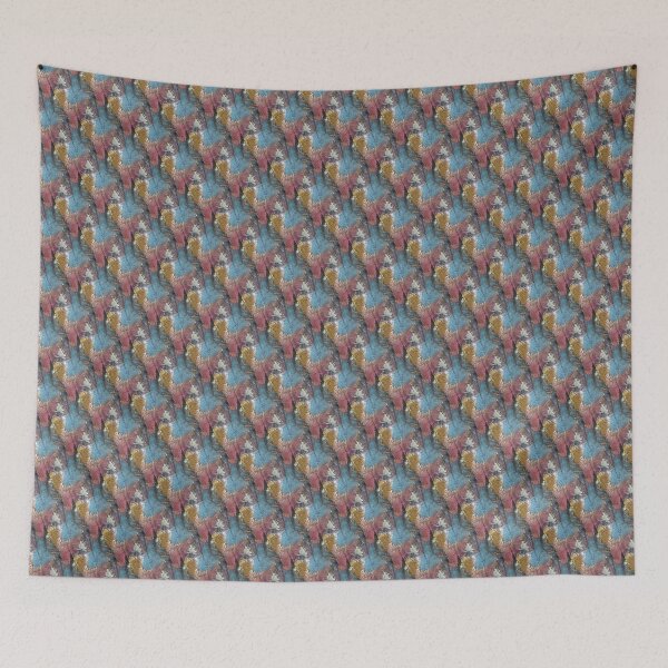 Item preview, Colorful Grunge Textured Abstract in Pink and Blue designed and sold by Artistestella.