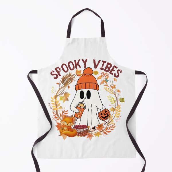 Item preview, Cozy Ghost Spooky Vibes Autumn - Cute Halloween Ghost designed and sold by VibranPalette.