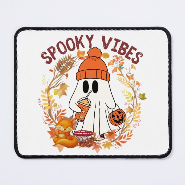 Item preview, Cozy Ghost Spooky Vibes Autumn - Cute Halloween Ghost designed and sold by VibranPalette.