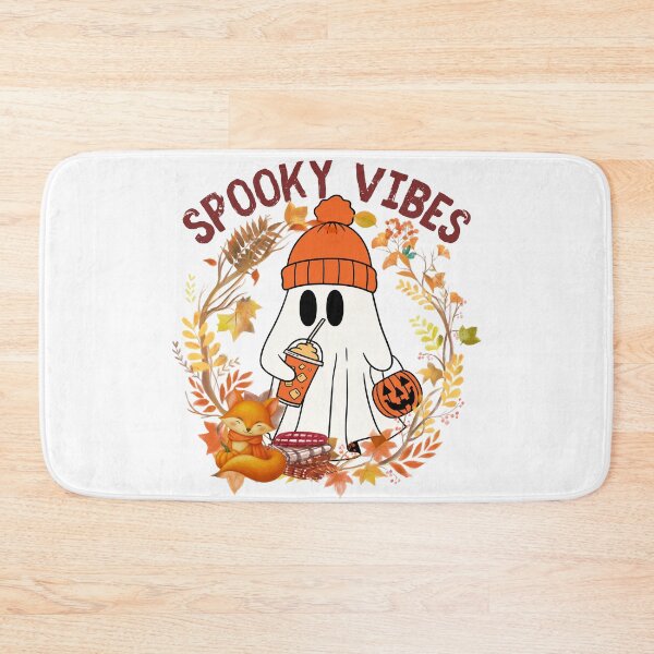 Item preview, Cozy Ghost Spooky Vibes Autumn - Cute Halloween Ghost designed and sold by VibranPalette.