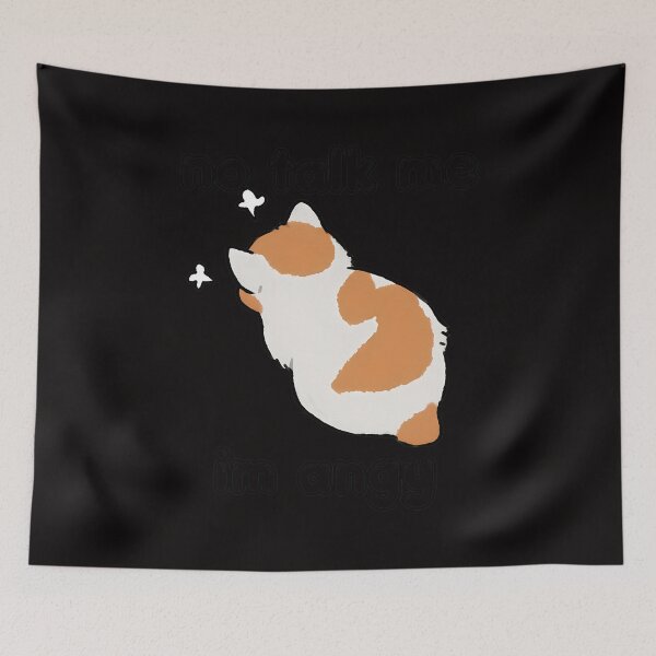 Item preview, Grumpy Feline With Hand Drawn  designed and sold by EngineerFerris.