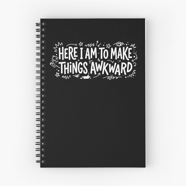 Item preview, Here I Am to Make Things Awkward Funny Introvert T-Shirt designed and sold by ShirtRemarks.