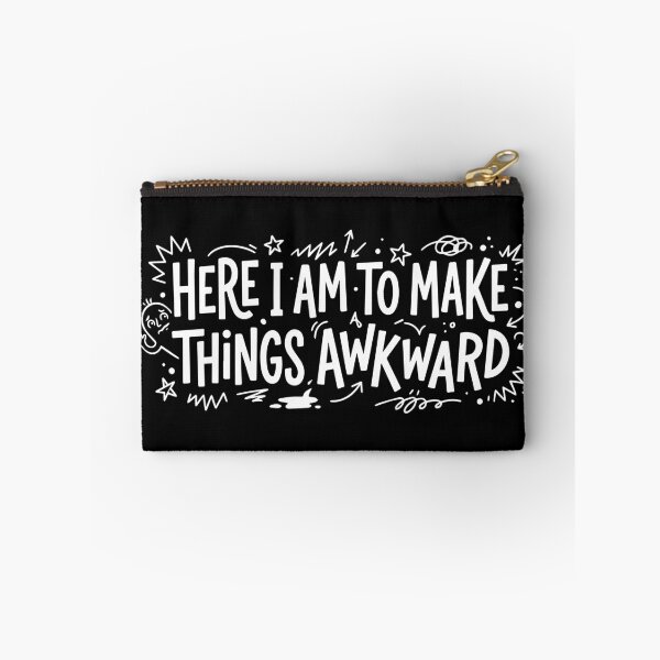 Item preview, Here I Am to Make Things Awkward Funny Introvert T-Shirt designed and sold by ShirtRemarks.