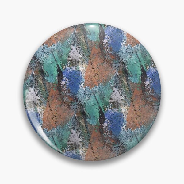 Item preview, Colorful Grunge Textured Abstract in Orange and Blue designed and sold by Artistestella.