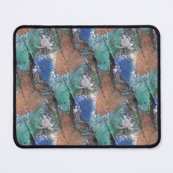 Item preview, Colorful Grunge Textured Abstract in Orange and Blue designed and sold by Artistestella.