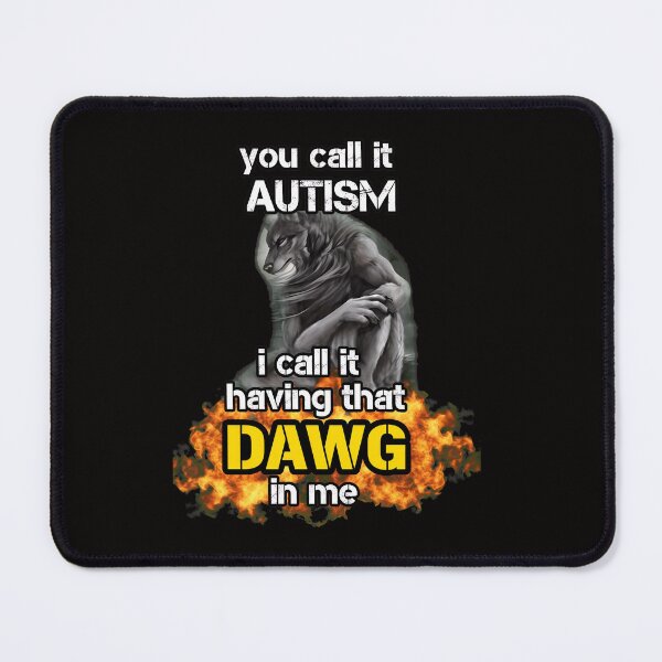 Item preview, Identity Dawg Power Animal Flames designed and sold by EngineerFerris.