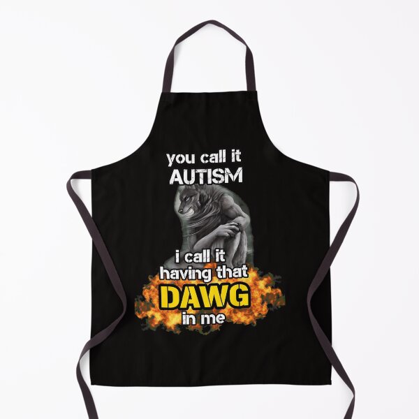 Item preview, Identity Dawg Power Animal Flames designed and sold by EngineerFerris.