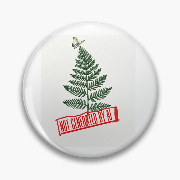 Item preview, Not Generated By AI Fern and Butterfly Botanical Art designed and sold by DesignVaultLab.