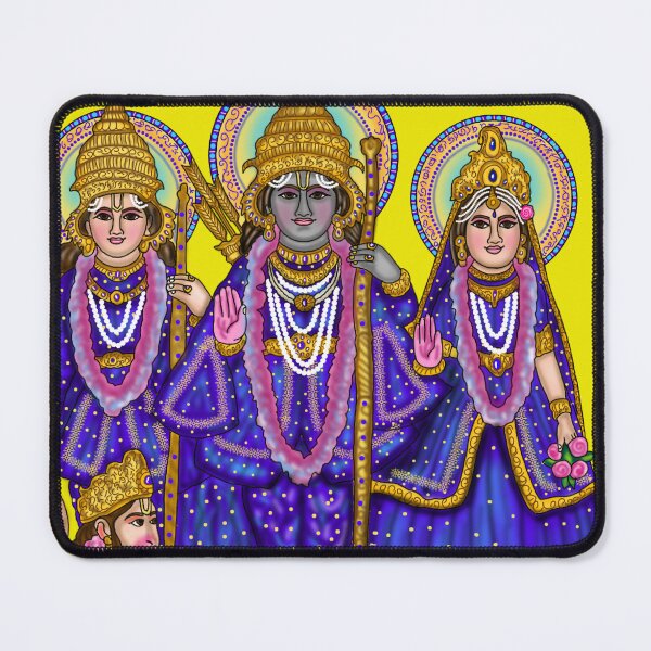 Item preview, Sita Ram Artwork | Sacred Hindu Divine Couple Digital Illustration designed and sold by Harshit_Digital_Arts.