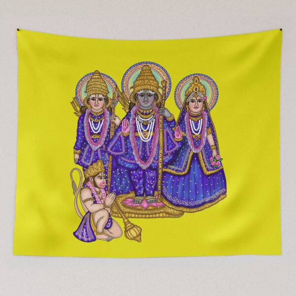 Item preview, Sita Ram Artwork | Sacred Hindu Divine Couple Digital Illustration designed and sold by Harshit_Digital_Arts.