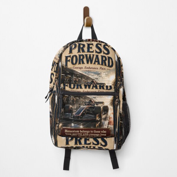 Artikelvorschau, Press Forward Vintage Racing Motivationskunst entworfen und verkauft von PlanetEye Designs.