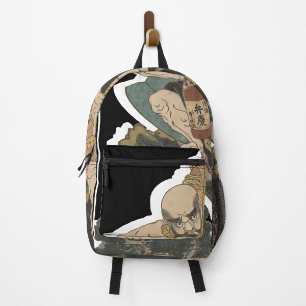 Item preview, Weekend Survival Kit - Benkei's Massive Sake Barrel - ukiyoe style designed and sold by Tokyo Hebereke Market.