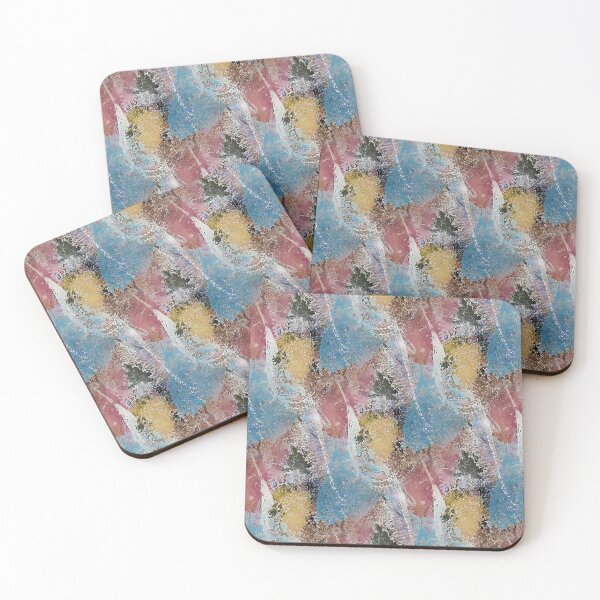 Item preview, Colorful Grunge Textured Abstract in Yellow and Blue designed and sold by Artistestella.