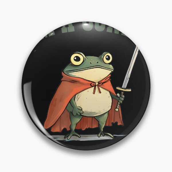 Item preview, Frog Warrior Nonsense Quote designed and sold by ACIDO-BASICO.