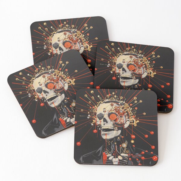 Item preview, Mechanical Skull Fluxus Art Print designed and sold by MadcapPrints.