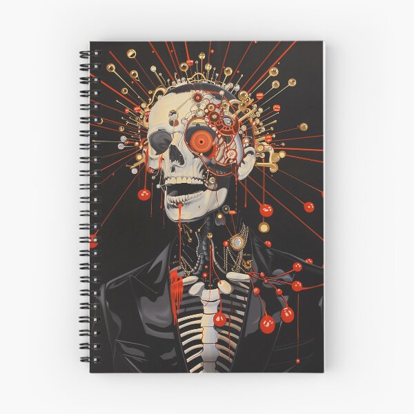 Item preview, Mechanical Skull Fluxus Art Print designed and sold by MadcapPrints.