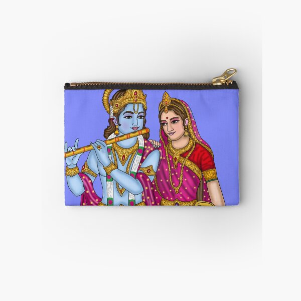 Item preview, Radha Krishna Artwork | Divine Hindu Spiritual Digital Painting designed and sold by Harshit_Digital_Arts.