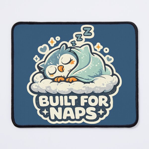 Item preview, Built for Naps Funny Sleeping Owl Shirt  Cozy Sleep Lover Design  Retro Nap Time Owl Graphic designed and sold by  Artistry in Motion by MADsrecreation.