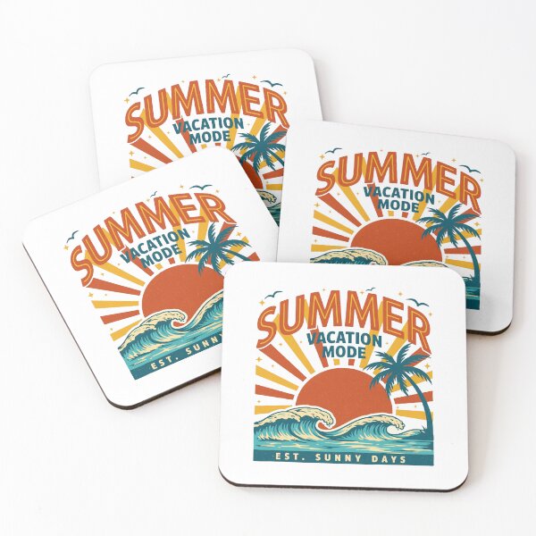 Item preview, Summer Vacation Mode Retro Beach Design designed and sold by Patrinonova.