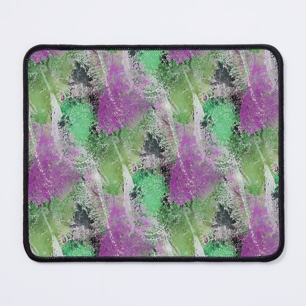Item preview, Colorful Grunge Textured Abstract in Green and Mauve designed and sold by Artistestella.