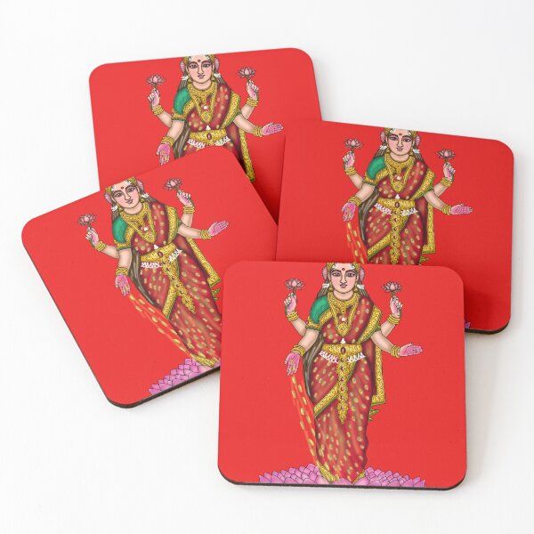 Item preview, Goddess Lakshmi Artwork | Sacred Hindu Divine Mother Digital Art designed and sold by Harshit_Digital_Arts.