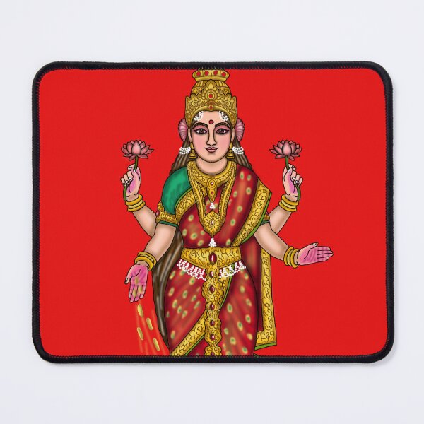 Item preview, Goddess Lakshmi Artwork | Sacred Hindu Divine Mother Digital Art designed and sold by Harshit_Digital_Arts.