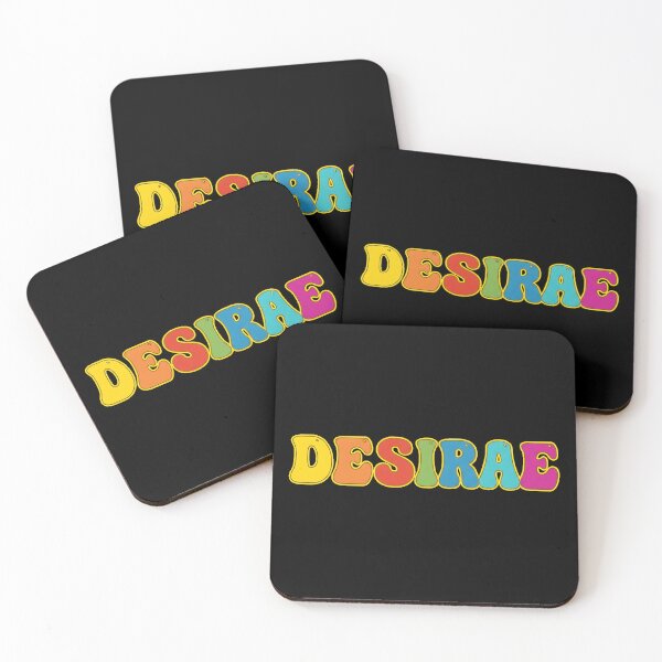 Item preview, ❤️ Desirae Personalized Name Wavy Retro Shirt, Coffee Mug, Sticker Gift designed and sold by HelixPedia.