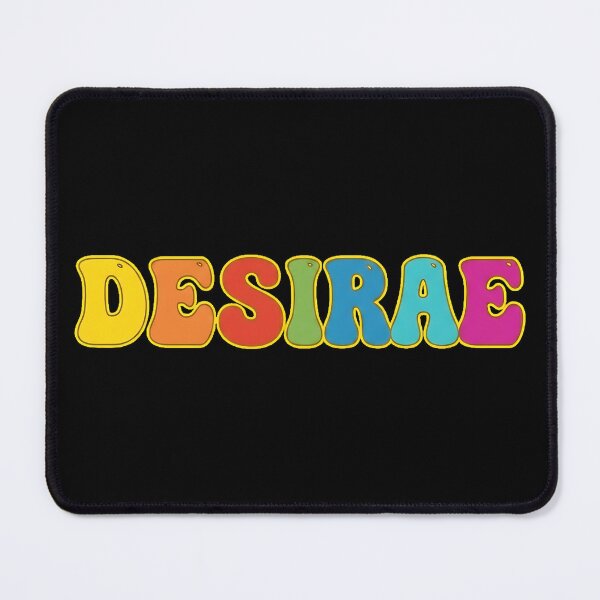 Item preview, ❤️ Desirae Personalized Name Wavy Retro Shirt, Coffee Mug, Sticker Gift designed and sold by HelixPedia.
