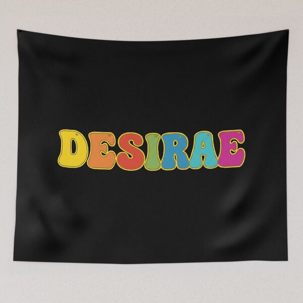 Item preview, ❤️ Desirae Personalized Name Wavy Retro Shirt, Coffee Mug, Sticker Gift designed and sold by HelixPedia.