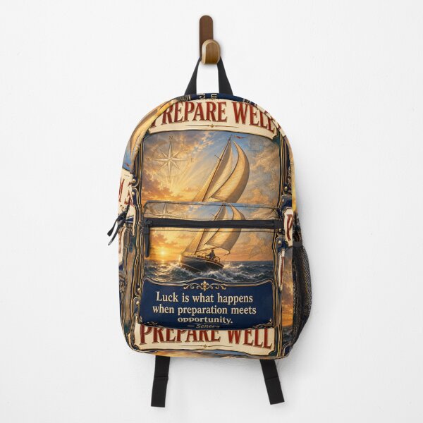 Item preview, Prepare Well Stoic Sailing Motivation Art designed and sold by PlanetEye Designs.