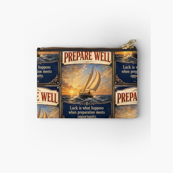 Item preview, Prepare Well Stoic Sailing Motivation Art designed and sold by PlanetEye Designs.