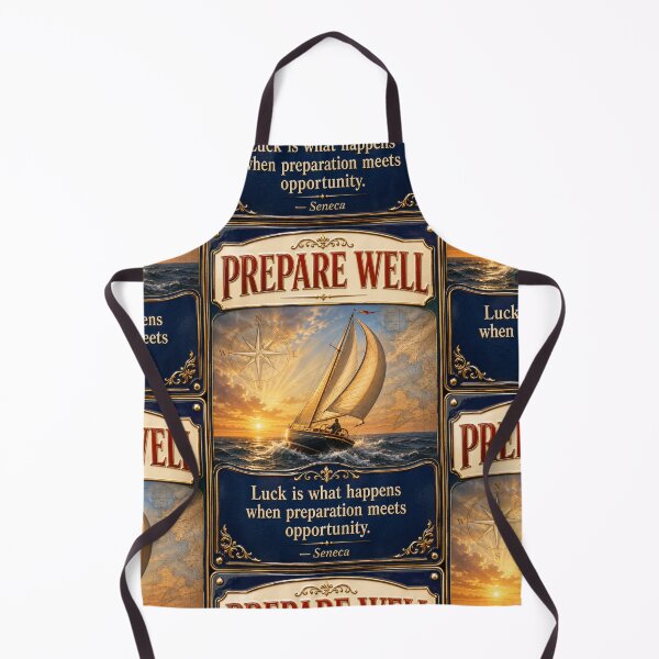 Item preview, Prepare Well Stoic Sailing Motivation Art designed and sold by PlanetEye Designs.